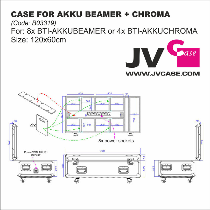 JV Case CASE FOR AKKU BEAMER+CHROMA B03319 - 7