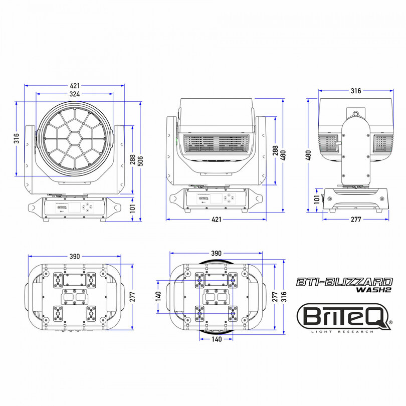 Briteq BTI-BLIZZARD WASH2s B05594 - 8