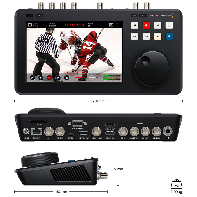 Blackmagic Design HyperDeck Shuttle 4K Pro HYPERD/PTSKD - 5