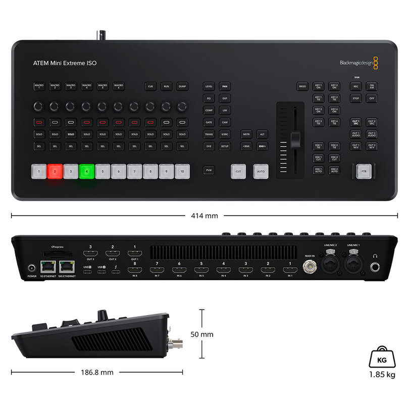 Blackmagic Design ATEM Mini Extreme ISO G2 SWATEMMINICEXTISOG2 - 5