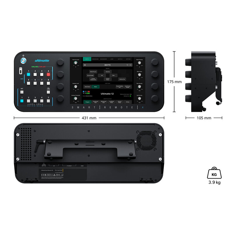 Blackmagic Design Ultimatte Smart Remote 4 G2 ULTMSMTREM4G2 - 6