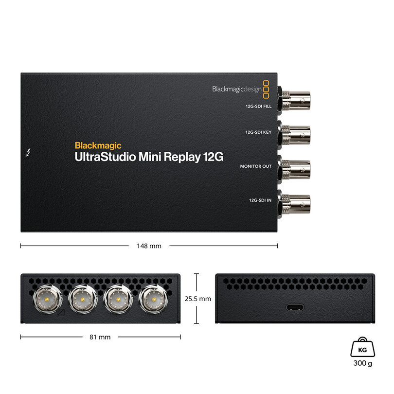 Blackmagic Design UltraStudio Mini Replay 12G BDLKULSDZMINREP12G - 5