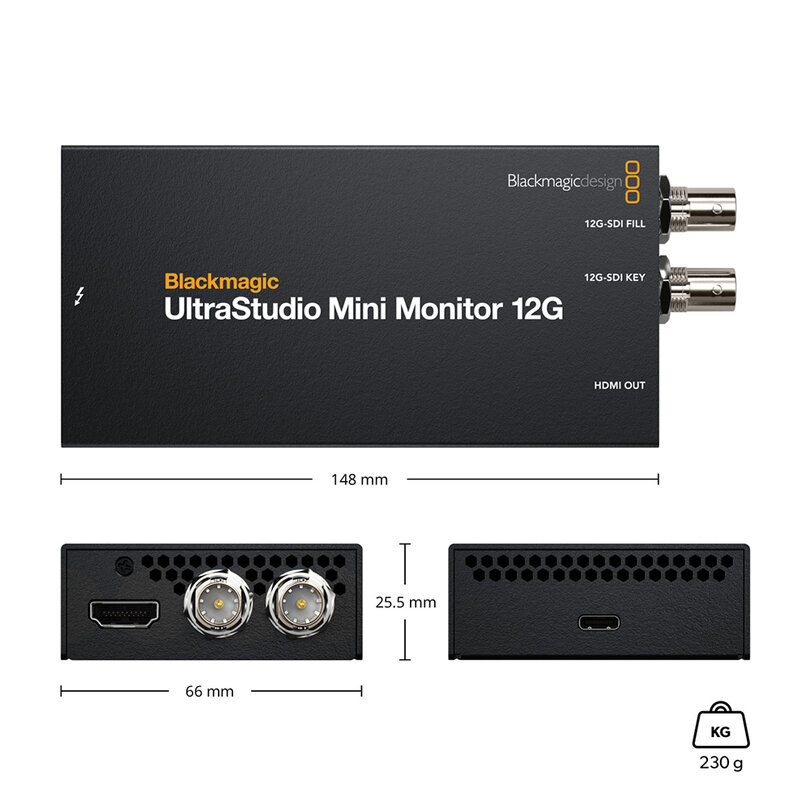Blackmagic Design UltraStudio Mini Monitor 12G BDLKULSDZMINMON12G - 5