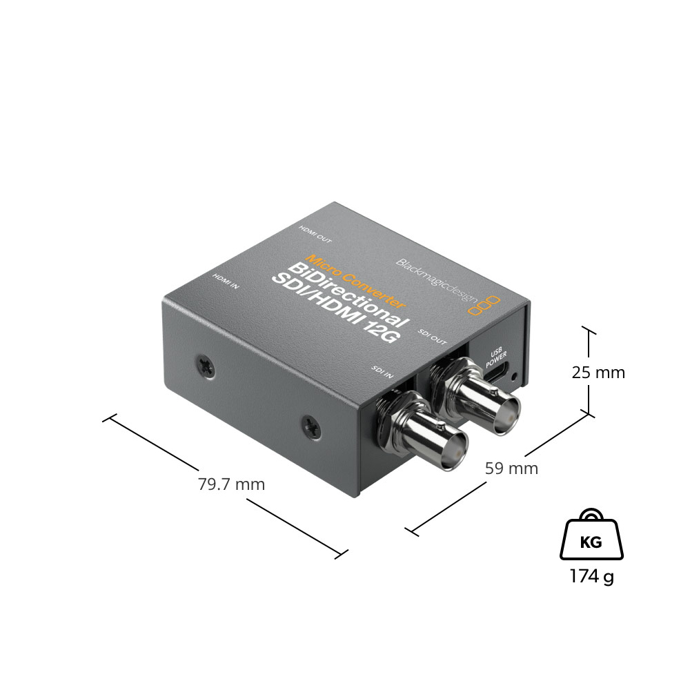 Micro Converter BiDirect SDI/HDMI 12G