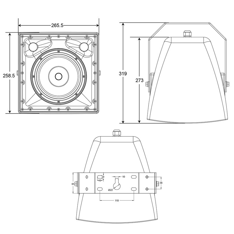 Audiophony PA EXT106 H11615 - 1