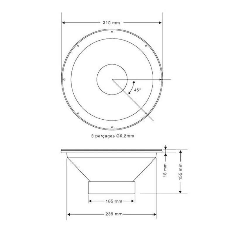 Audiophony OWB12-400-4 H10127 - 1