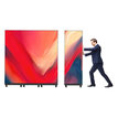 EGO Display P2.5 n°2 Foldable Pixel Totem - Indoor  in flight  TOTEM01-P2.5I-FC2 - 5