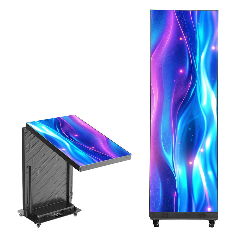 EGO Display P1.86 Foldable Pixel Totem - Indoor in wooden box TOTEM01-P1.86I-WB - 1