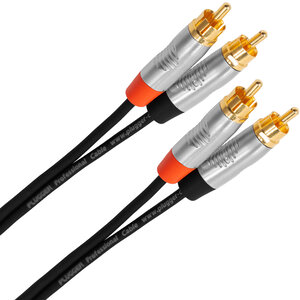 Plugger Male RCA - male RCA cable, 6 m PLUCABBRM0RM06M00TOU