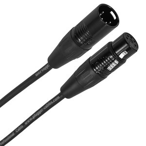Plugger Female XLR 5p - male XLR 5p DMX cable, 6 m PLUCABDXF5XM56M00TOU