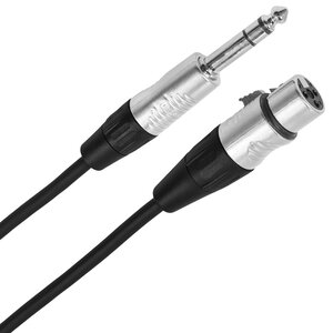 Plugger Female XLR 3p - male stereo jack cable, 3 m PLUCABSXF3JMS3M00TOU
