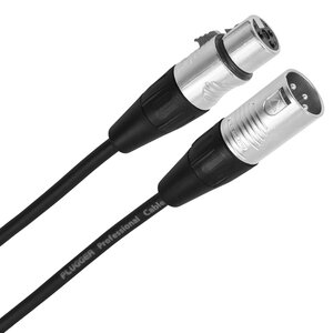 Plugger Female XLR 3p - male XLR 3p cable, 6 m PLUCABSXF3XM36M00TOU