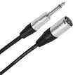Plugger Male XLR 3p - male mono jack cable, 10 m PLUCABSXM3JMM10M0TOU