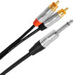 Plugger Y male mono jack - male RCA cable, 3 m PLUCABYJMMRM03M00TOU