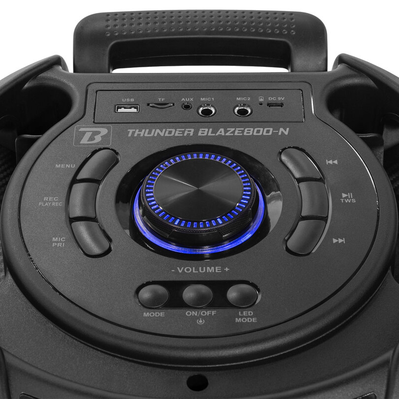 BoomTone DJ Thunder Blaze 800-N	 BOOTHUNDERBLAZE800N - 4