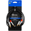 Plugger Stereo cable, male RCA - male RCA 1,50m  PLUCABBRM0RM01M50TOU - 1