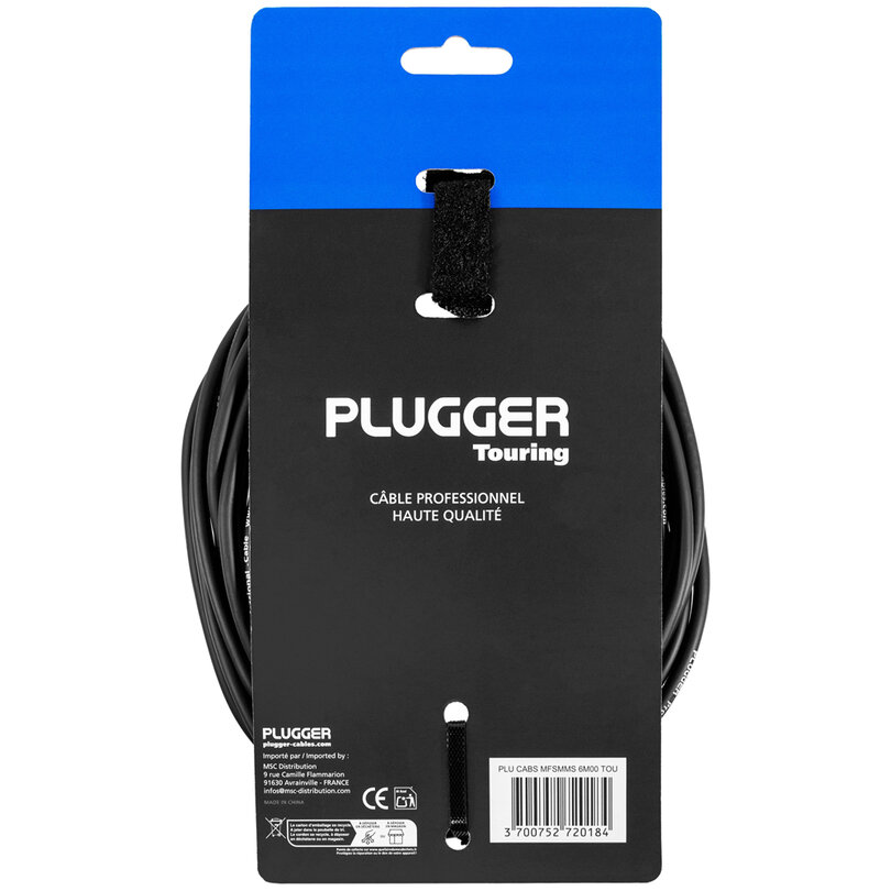Plugger Stereo mini jack female - stereo mini jack male PLUCABSMFSMMS6M00TOU - 2