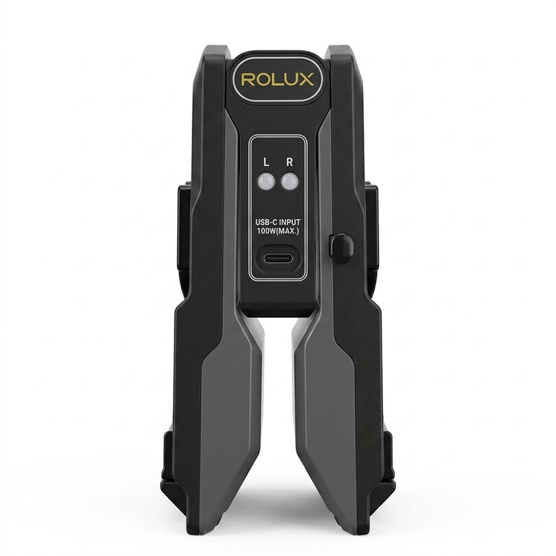 Rolux Foldable Dual V-Mount Charger (PD Powered) POWERFOLD1 - 3