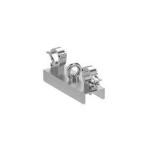 TRABES Suspension bracket, section 30, complete with clam TS30
