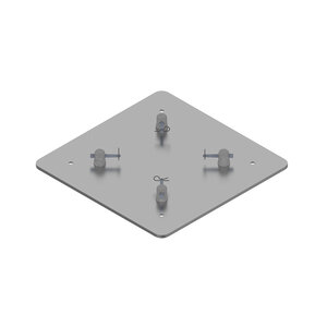 TRABES 50x50cm Floor-Plate with coupling set for Square   P30QSB50