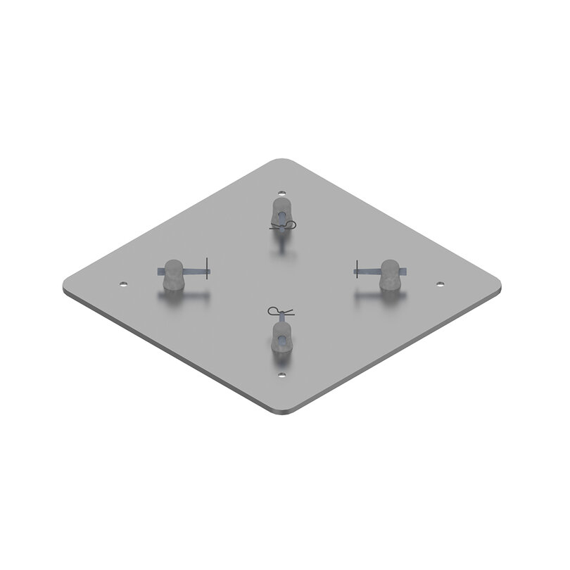 TRABES 50x50cm Floor-Plate with coupling set for Square   P30QSB50