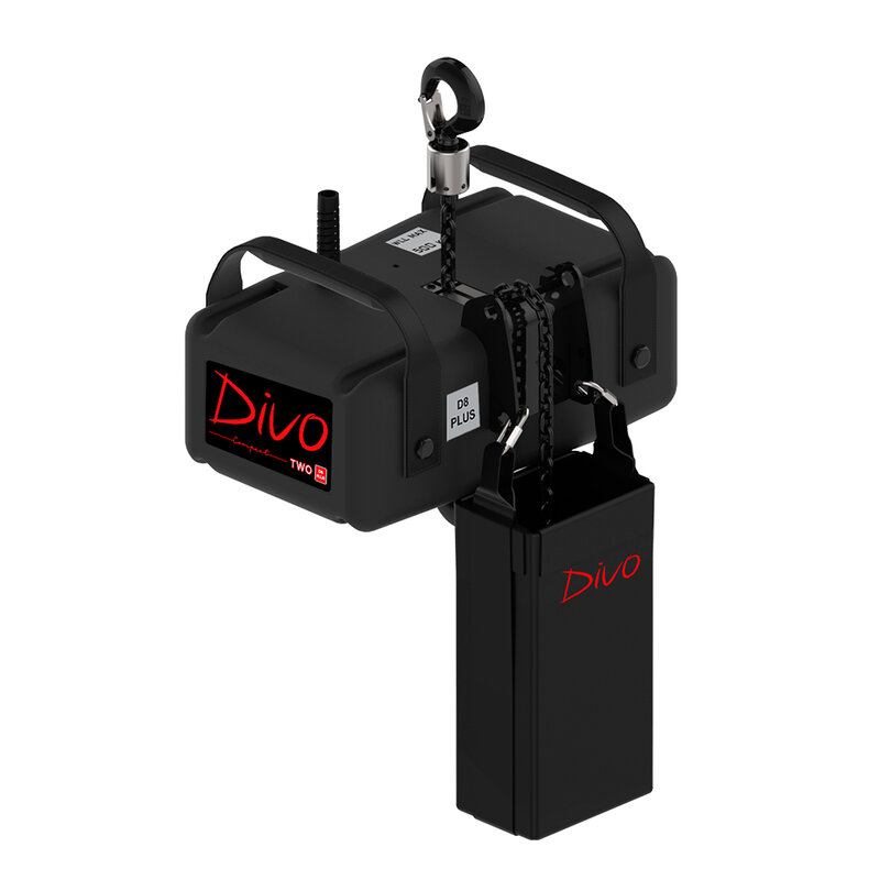 DIVO Divo TWO COMPACT 500Kg D8Plus 4m/min 5m catena bl DMI500-05B